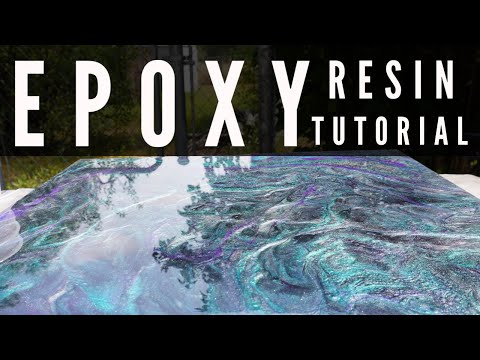 EPOXY FOR BEGINNERS || COUNTERTOP SAMPLE BOARD