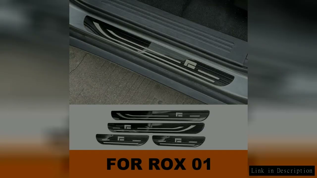 Car Styling Door Sill Cover Protector Decoration Accessories For Rox 01 2024 Welcome Pedal Trim Thre
