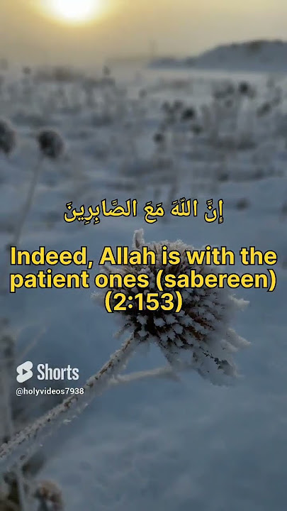Innallaha ma Sabireen #ytshorts #viral #dua #shorts #sabr #patient #quran #2 153 #baqarah