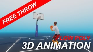 3D Basketball Free Throw Shooting Animation screenshot 4