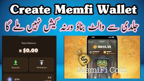 How To Connect memefi Wallet / Memefi Wallet Kaise connect Kare / Memfi Listing date 2024