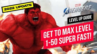 How to Level Up FAST in Avengers! (1-50 + CXP) [2022 UPDATE] | Marvel's Avengers