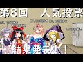 第8回人気投票結果発表!