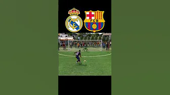 REAL MADRID 🆚 FC BARCELONA 🔥. #realmadrid #fcbarcelona #challenge thumbnail