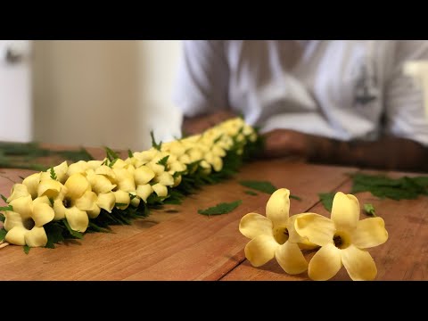 Video: How To Make Lei