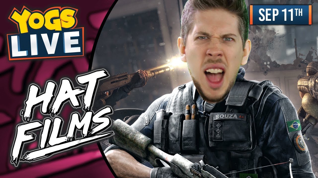 SMITH THE SHOTGUN HERO! - Rainbow Six SIege! w/ Hat Films - 11th September 2018 gaming logo