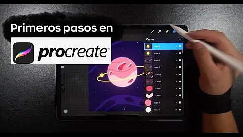 Como mexer no Procreate pelo celular?