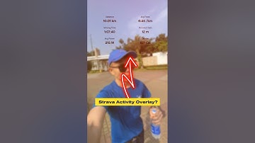 HOW TO EASILY ADD STRAVA RUNNING 🏃‍♂️ACTIVITY AS AN OVERLAY TO YOUR VIDEO? #strava #shorts #capcut