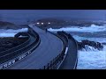 Incredible and dangerous Road in Norway ( Atlanterhavsveien Highway ) - Instrumental Music