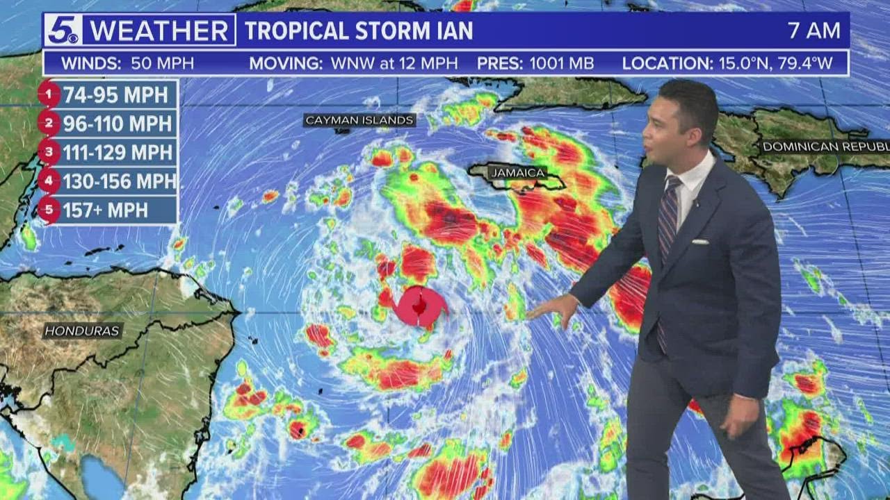 TROPICS UPDATE: Tropical Storm Ian expected to strengthen into a major ...