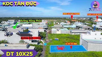 Chính chủ gửi bán 2 nền liền kề giá ngộp nằm trên đường A8A thuộc gđ2_KDC Tân Đức_Đức Hòa_Long an