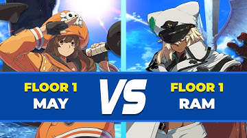 GGST Floor 1 ▶️ May vs Ramlethal | Low Level Gameplay