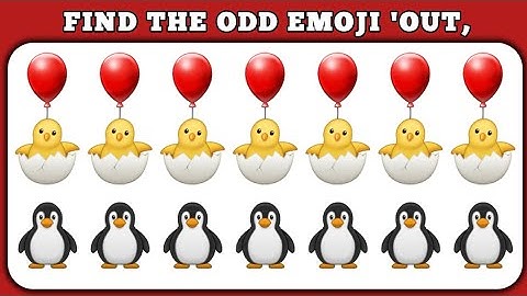HOW GOOD ARE YOUR EYES #043 | Find The Odd Emoji Out | Emoji Puzzle Quiz | #quiz