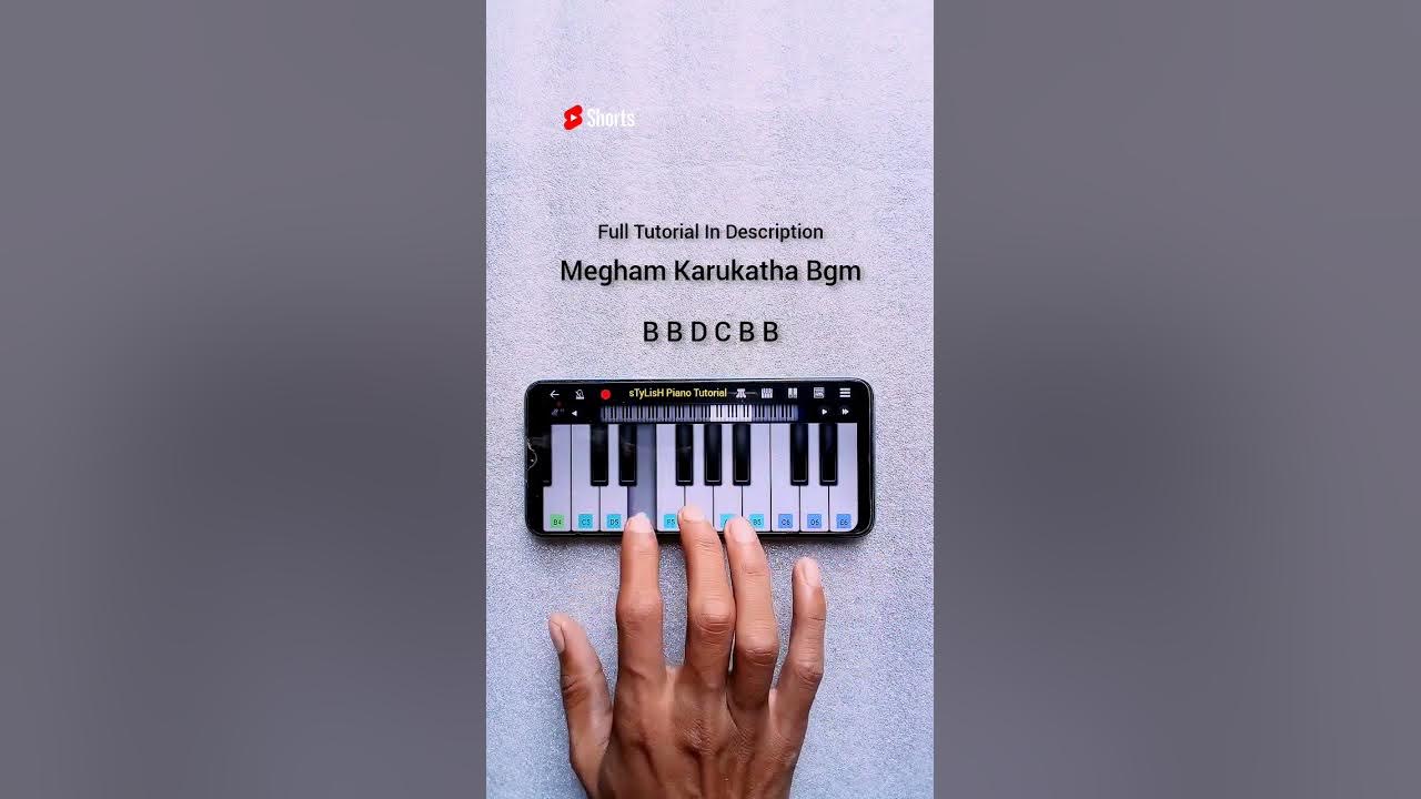 Megham Karukatha Bgm | Easy Tutorial #shorts
