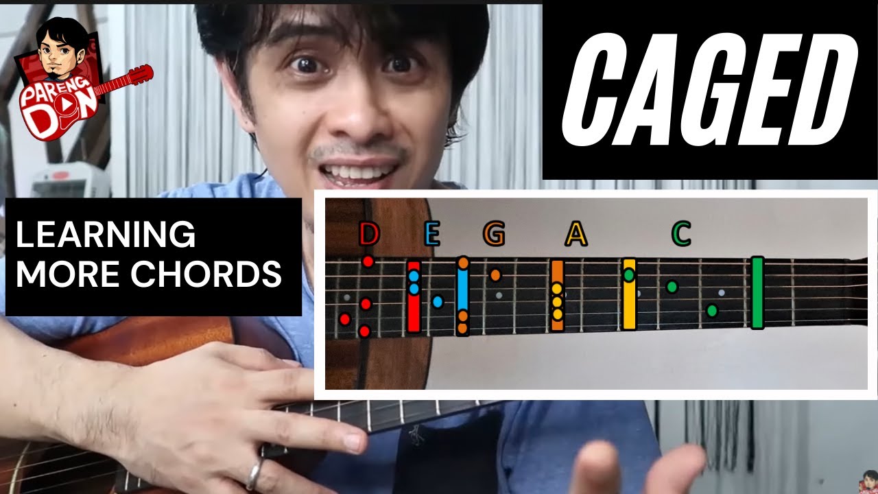 CAGED & Learning Guitar Chords for Beginners - YouTube