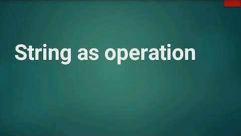 String & String operations(Urdu/Hindi)#String Slicing#concatenation #Python Programming#MWN0.3#bzu