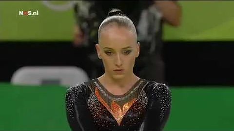 Rio Olympics 2016: Sanne Wevers wins gold on beam, Dutch television.