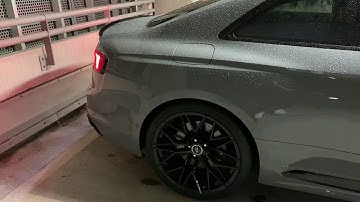 2019 Audi RS5 B9 with Bullx resonator delete