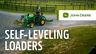 mechanical self-leveling loader technology | john deere compact utility tractors