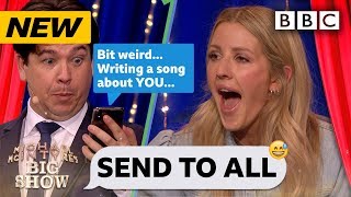 Ellie Goulding totes emosh in Send To All!  | Michael McIntyre's Big Show  BBC