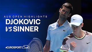 Novak Djokovic v Jannik Sinner | Semi-Final | Extended Australian Open 2024 Highlights 🇦🇺 image