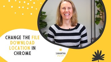 How to change the default file download location in Google Chrome