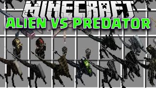 Minecraft MOD ITA: ALIEN VS PREDATOR MOD- Nuove ARMI,creature VOLANTI,ARMATURE,Militari [FLANE]
