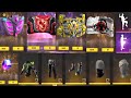 FREE FIRE NEW TOP UP EVENTS GLOO WALL SKINS and  EMOTES PLAGUE PHANTOM SUMMONING Captain gamer
