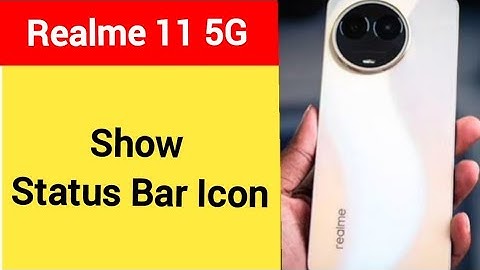 How to show status bar icon, realme 11 5G status bar icon Kaise lagaen