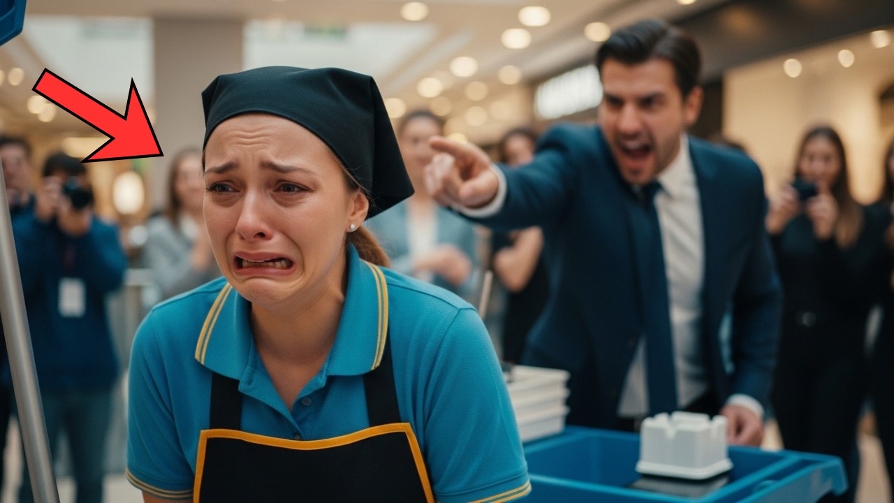 Milionário Humilha Faxineira no Shopping… Mas Algo no Carrinho Dela Mudaria Tudo Depois