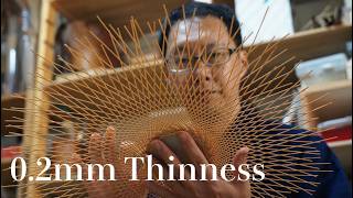 0.2mm Thinness: Masterful Japanese Bamboo Craft