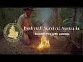Bushcraft Survival Australia - Bowdrill Fire with Lantana