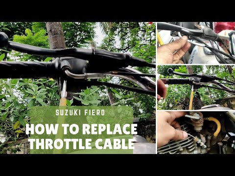 How to replace throttle cable on Suzuki Fiero | DIY