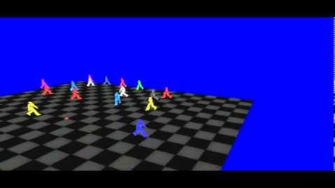 Flocking Walkers Video no. 6