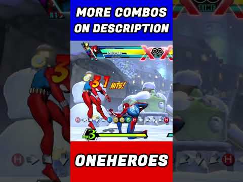 🕷️SPIDER-MAN COMBO FEAT. WOLVERINE/DEADPOOL!🕸️ (UMVC3) #umvc3 #ultimatemarvelvscapcom3 #shorts