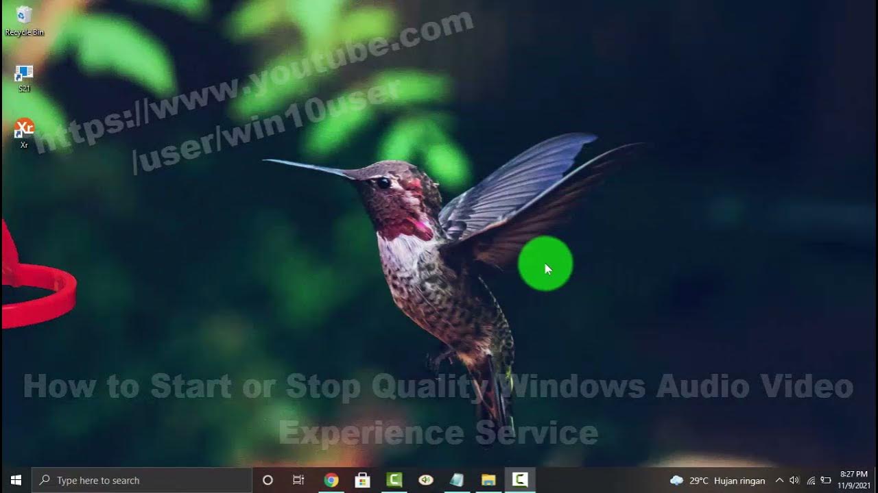 Windows 10 Home How to Start or Stop Quality Windows Audio Video