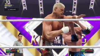 WWE2k24; Cody Rhodes Vs Paul Logan