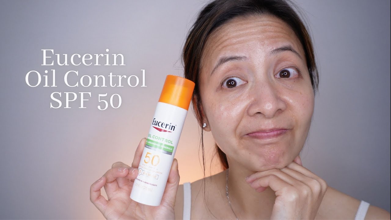 Eucerin Sun Oil Control SPF 50 Face Sunscreen Lotion with Oil Absorbing  Minerals Review