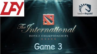 LFY vs Liquid  - Game 3 - TI 7 - LB Final - Highlights