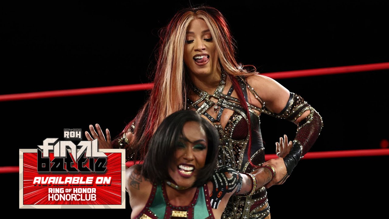 Mercedes Moné vs Red Velvet: ROH Women's TV Title MATCH HIGHLIGHTS | ROH Final Battle 2025