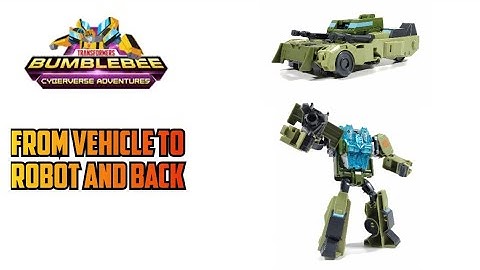 Quick Transform From Vehicle Mode To Robot Mode and Back Transformers Cyberverse Rack