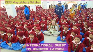 International Guest Ms Jennifer Larson//Ms Jennifer in KISS Mayurbhanj//International Guest Vlogs