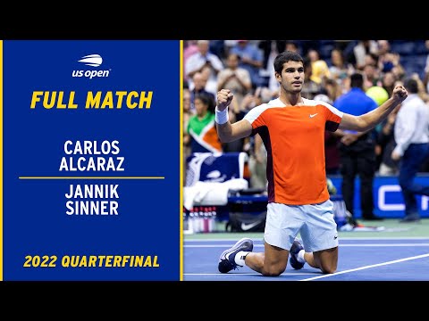 Carlos Alcaraz vs. Jannik Sinner Full Match | 2022 US Open Quarterfinal