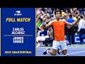 Carlos alcaraz vs jannik sinner full match  2022 us open quarterfinal