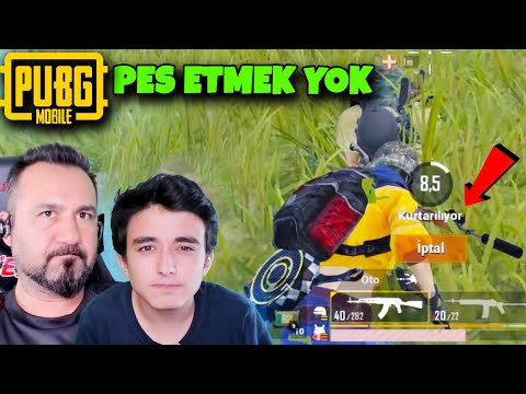 GERİ DÖNÜP KURTARDIM! PES ETMEK YOK! |  PUBG MOBİLE OYNUYORUZ