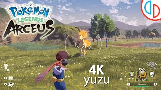 Pokemon Legends: Arceus (4K / 2160p) | yuzu Emulator (Early Access) on PC | Nintendo Switch