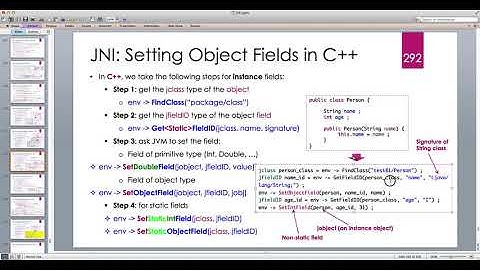 Java Native Interface (JNI) in depth -- Part 19: Setting Fields of Java Classes in C++