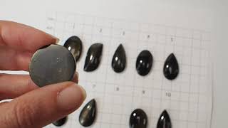 Obsidienne dorée - cabochons