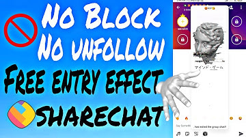 Share chat new tricks | free entry effect| No Block | No unfollow | sharechat malayalam video