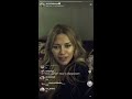 Виктория Боня в прямом эфире Instagram 15-11-2017